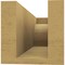 Ekena Millwork 4in. W x 4in. H x 12in. L New Brighton Woodgrain TimberThane Rafter Tail, Primed Tan RFTUR04X04X12NEBRCPR - alternate 4